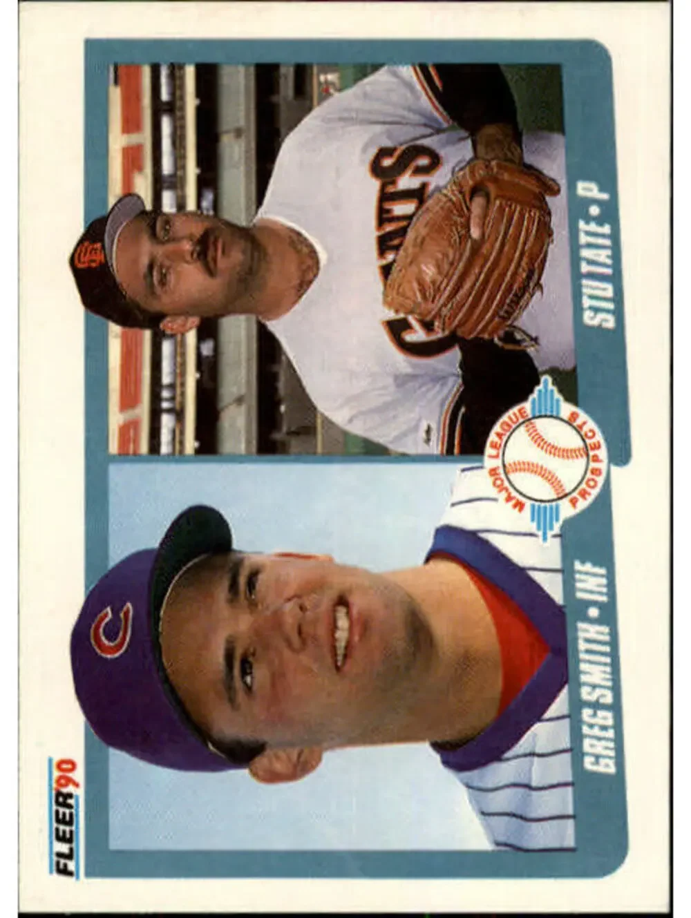 1990 Greg Smith / Stu Tate Fleer Baseball Card #643